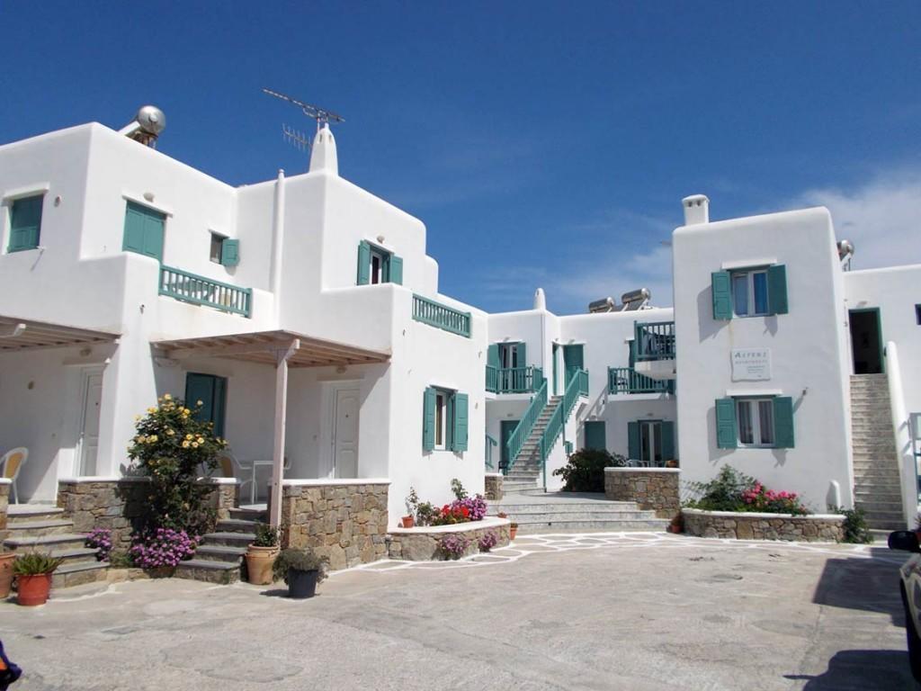 Celeste Apartments Ornos  Dış mekan fotoğraf